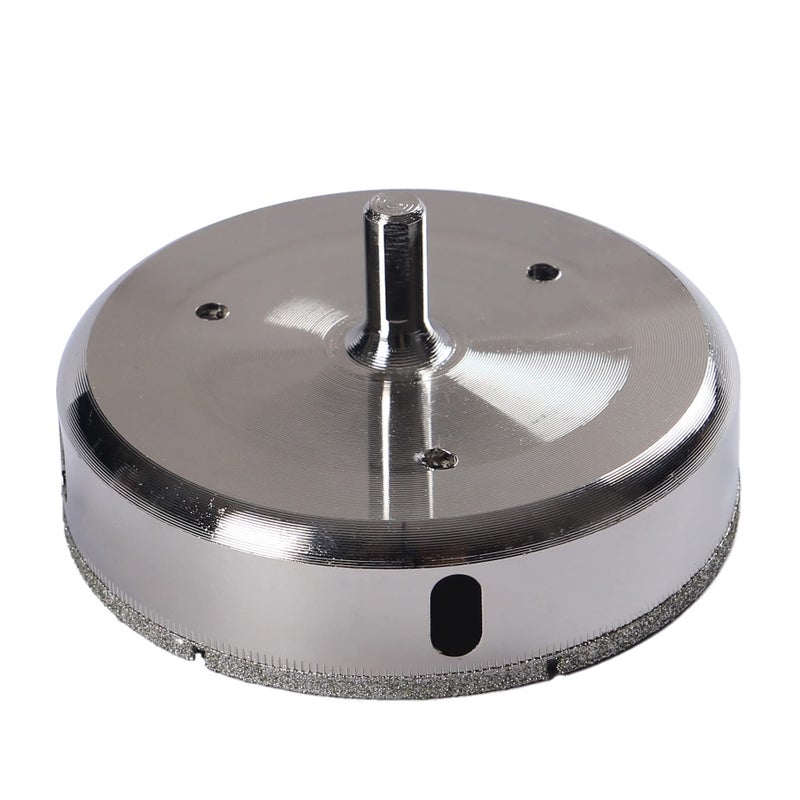 Drilax 4-3/8" Diamond Hole Saw for Ceramic, Porcelain, Glass, Granite & Tile | Precision Drill Bit for Toilet Cutouts, Shower Valves & Recessed Lighting | Pro-Grade Tile Cutter - Image 1